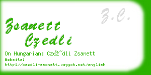 zsanett czedli business card